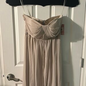 NWT. Birdy grey bridesmaid dress